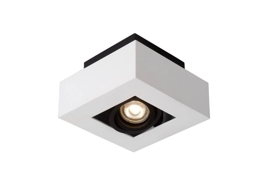 Lucide XIRAX - Ceiling spotlight - LED Dim to warm - GU10 - 1x5W 2200K/3000K - White - detail 2